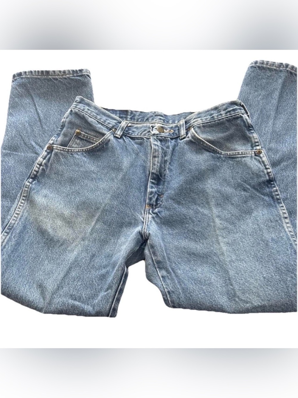 Vintage 90s Wrangler blue denim jeans size 32x30 100% cotton